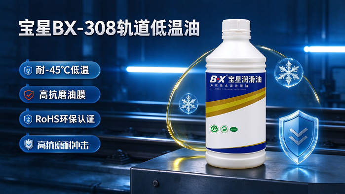 铁路轨道道岔低温油脂凝固转换卡顿、频繁补油怎么办?宝星BX-308低温油-45℃守护轨道运维安全